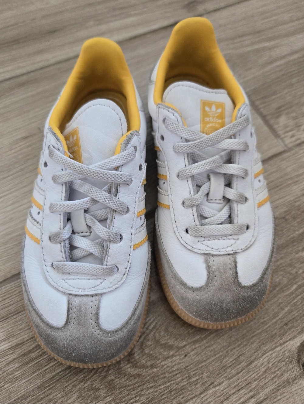 Toddler Adidas Samba Yelliw, 9